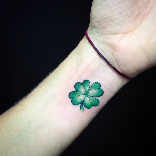 70 Best Four Leaf Clover Tattoo Ideas And Designs Lucky Plant 2019 