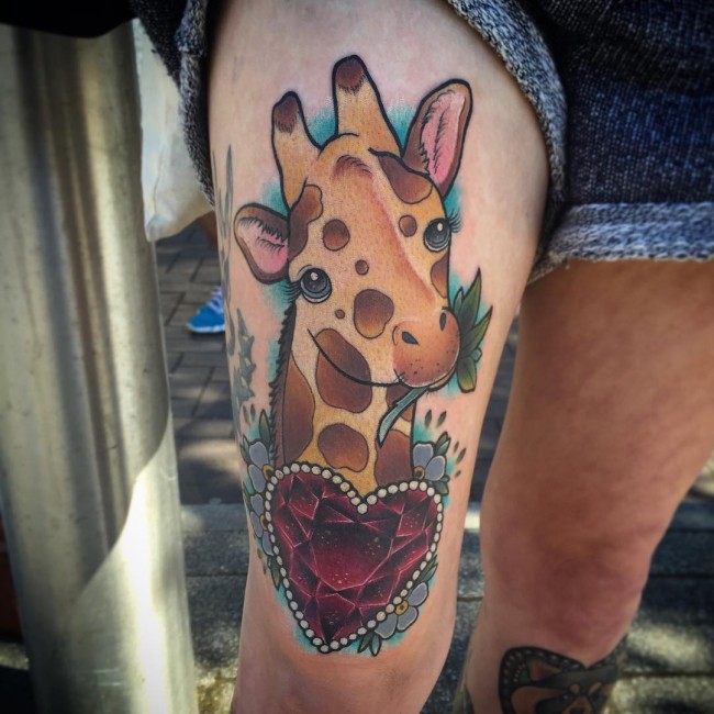 50+ Elegant Giraffe Tattoo Meaning and Designs - Wild Life on Your Skin