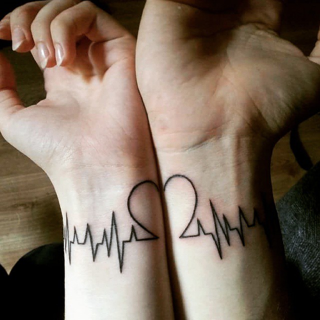 30 Heartbeat Tattoo Designs & Meanings Feel Your Own Rhythm