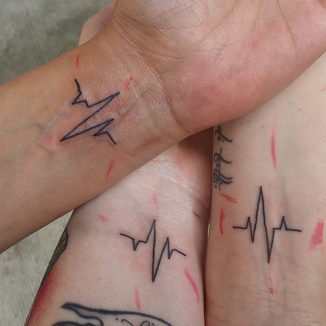 30 Heartbeat Tattoo Designs & Meanings Feel Your Own Rhythm