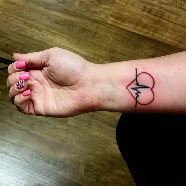 30 Heartbeat Tattoo Designs & Meanings Feel Your Own Rhythm