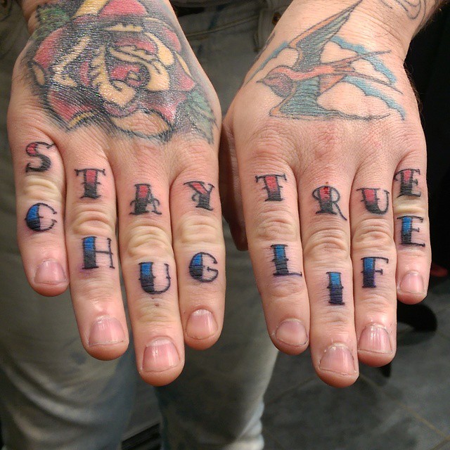 knuckle tattoos