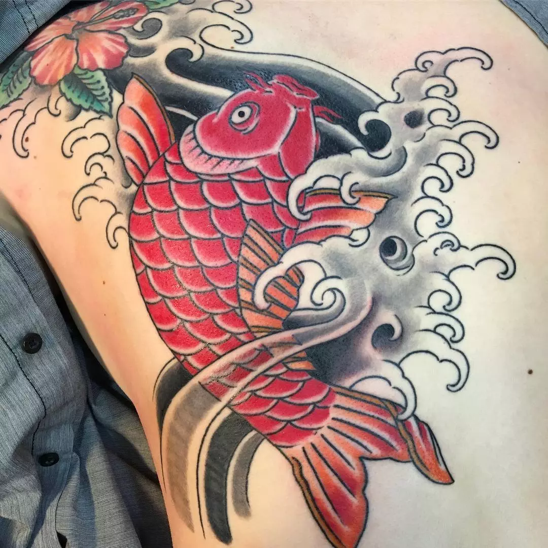 65+ Giapponese Koi Pesce di Disegni del Tatuaggio & Significato - True