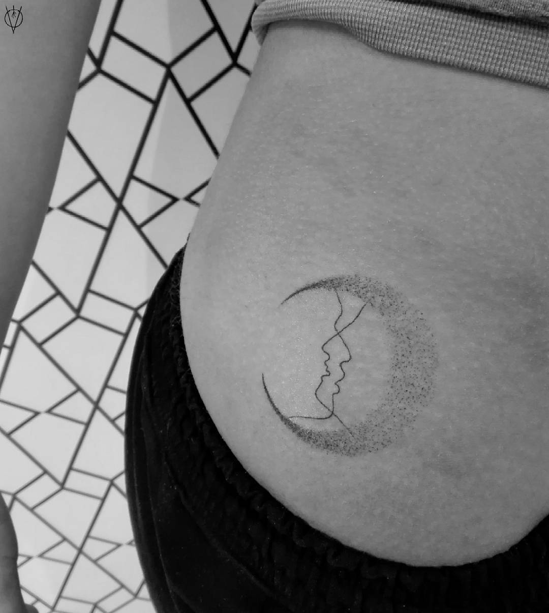 115+ Best Moon Tattoo Designs & Meanings Up in the Sky (2019)