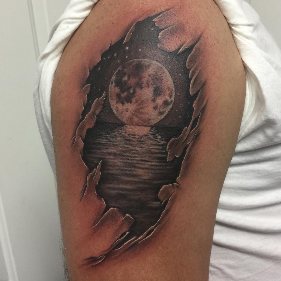 115+ Best Moon Tattoo Designs & Meanings - Up in the Sky ...