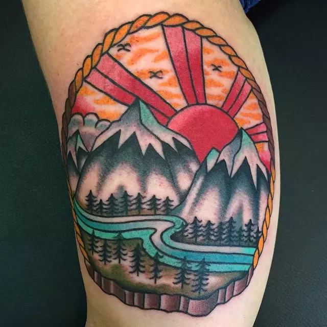 mountain tattoo 3