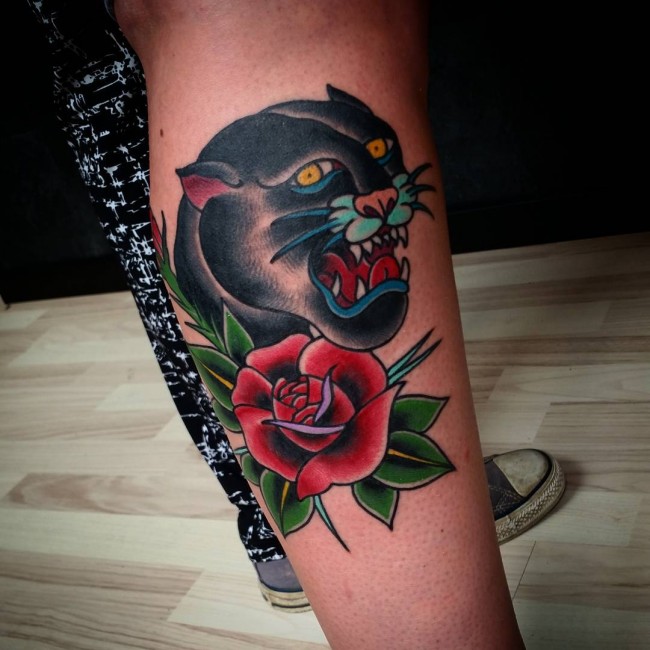 List 100+ Pictures Pictures Of Black Panther Tattoos Stunning