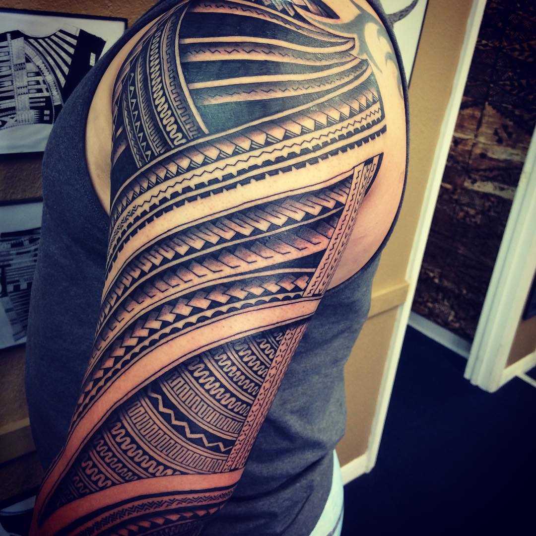 60+ Best Samoan Tattoo Designs & Meanings Tribal Patterns (2019)