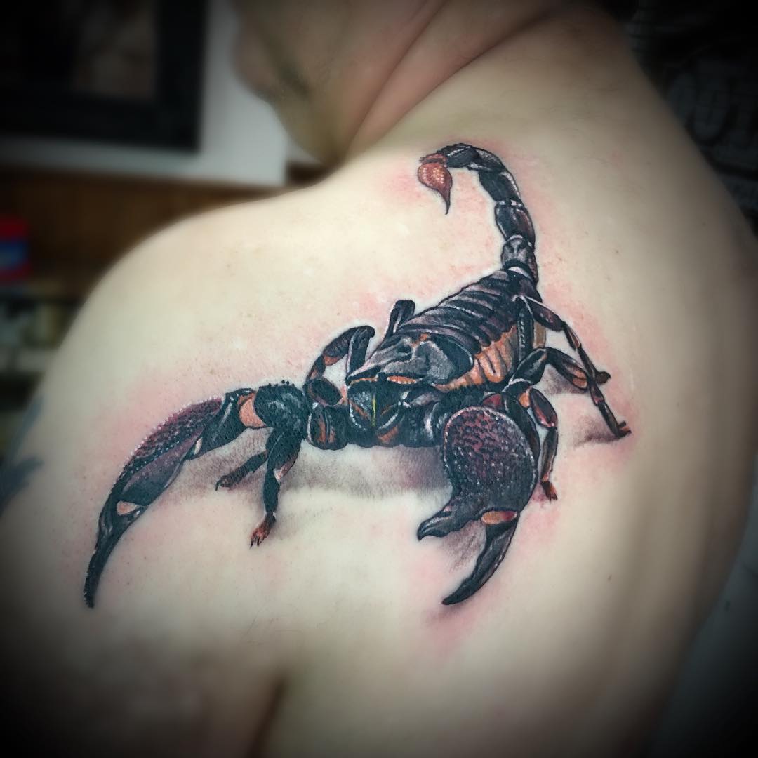 75+ Best Scorpion Tattoo Designs & Meanings Self Protection (2019)