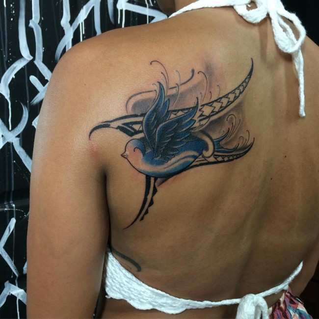 Swallow Sparrow Tattoo 90