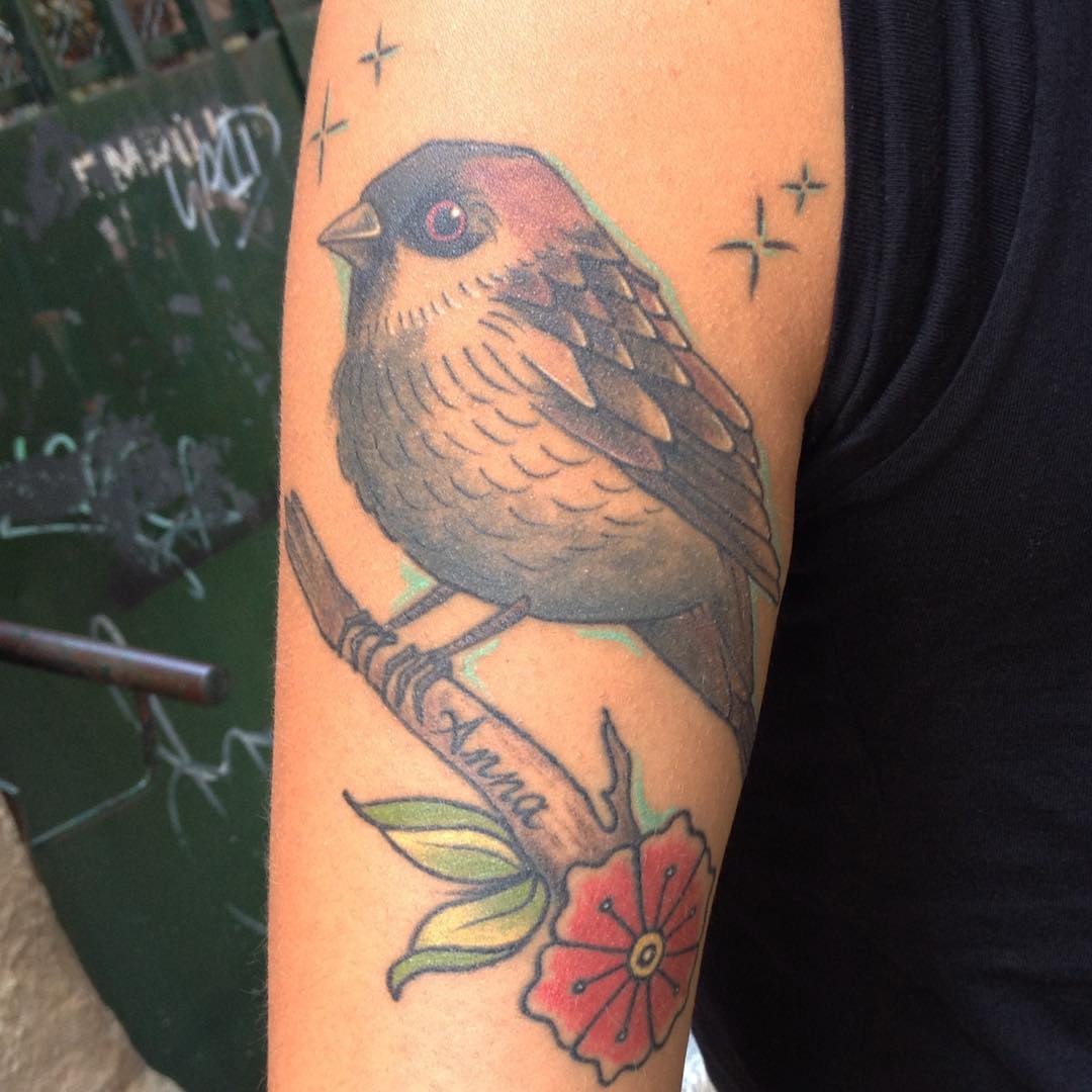 Cute Sparrow Tattoo Designs Meanings Spread Your Wings