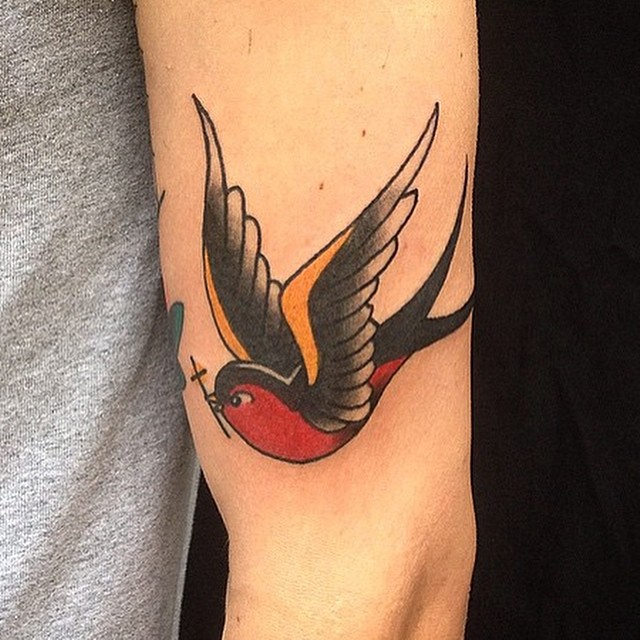 Swallow Sparrow Tattoo 23