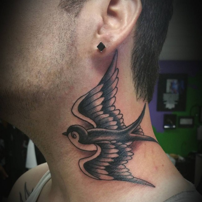 Swallow Birds Tattoos 11