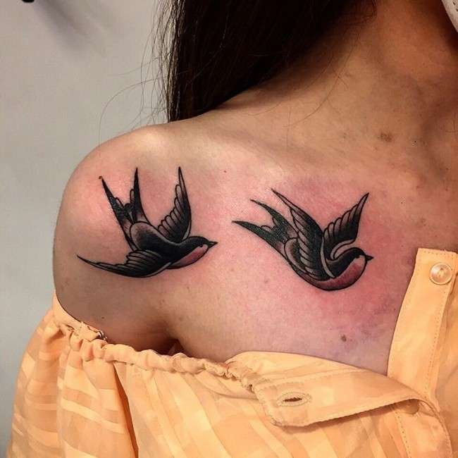 Barn Swallow Tattoos 38