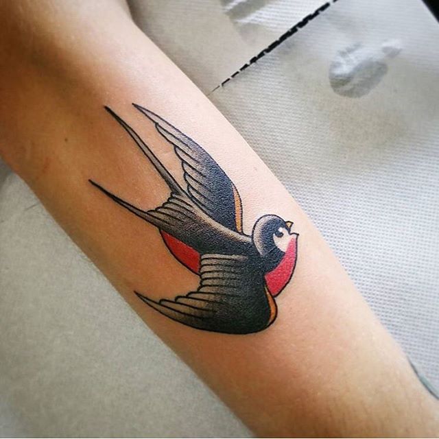 Bird Swallow Tattoo 113