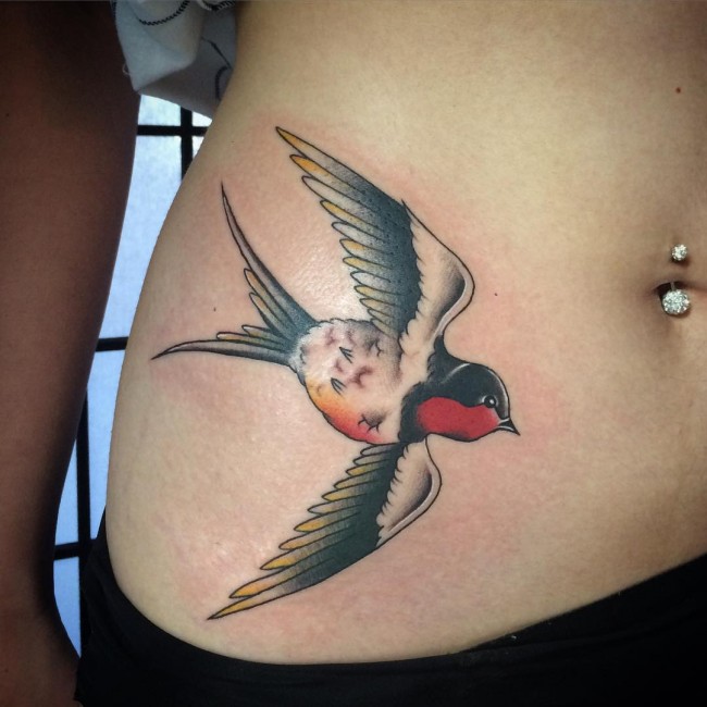 The Meaning Of Swallow Tattoos 86