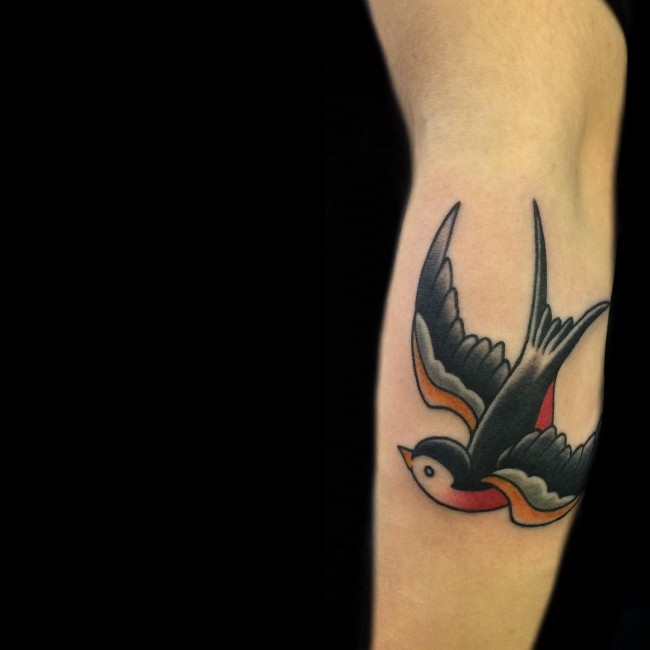Bird Swallow Tattoo 8