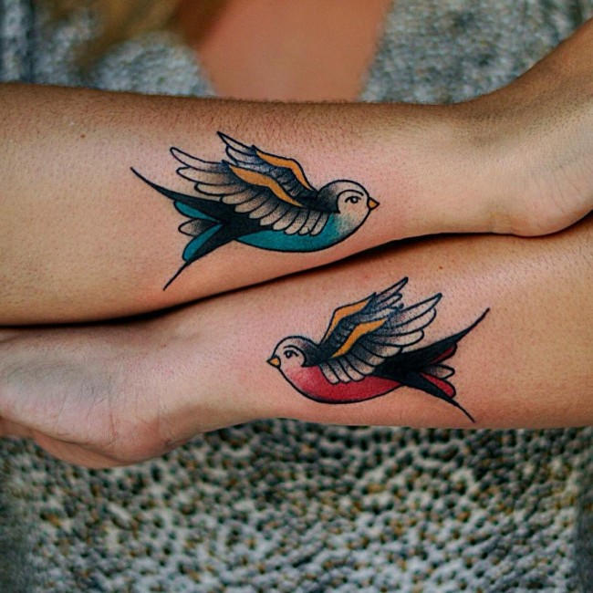 Bird Swallow Tattoo 36