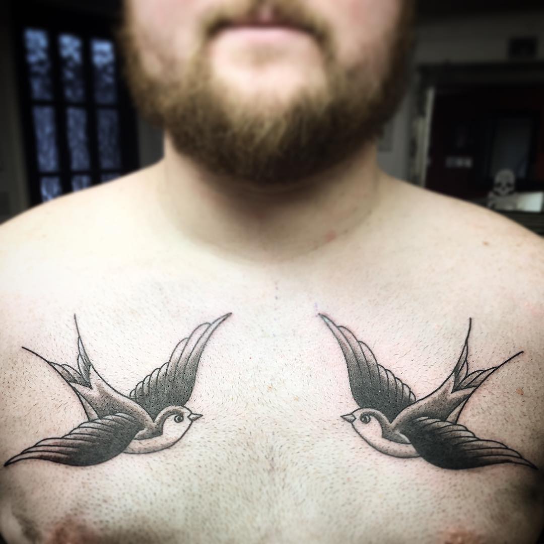 Swallow Bird Tattoo Pictures 51