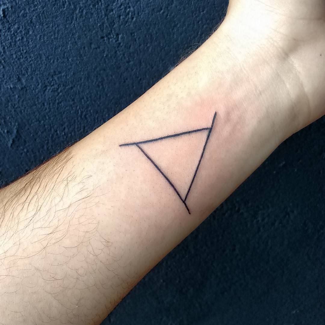 65 Best Triangle Tattoo Designs Meanings Sacred Geometry 2019 