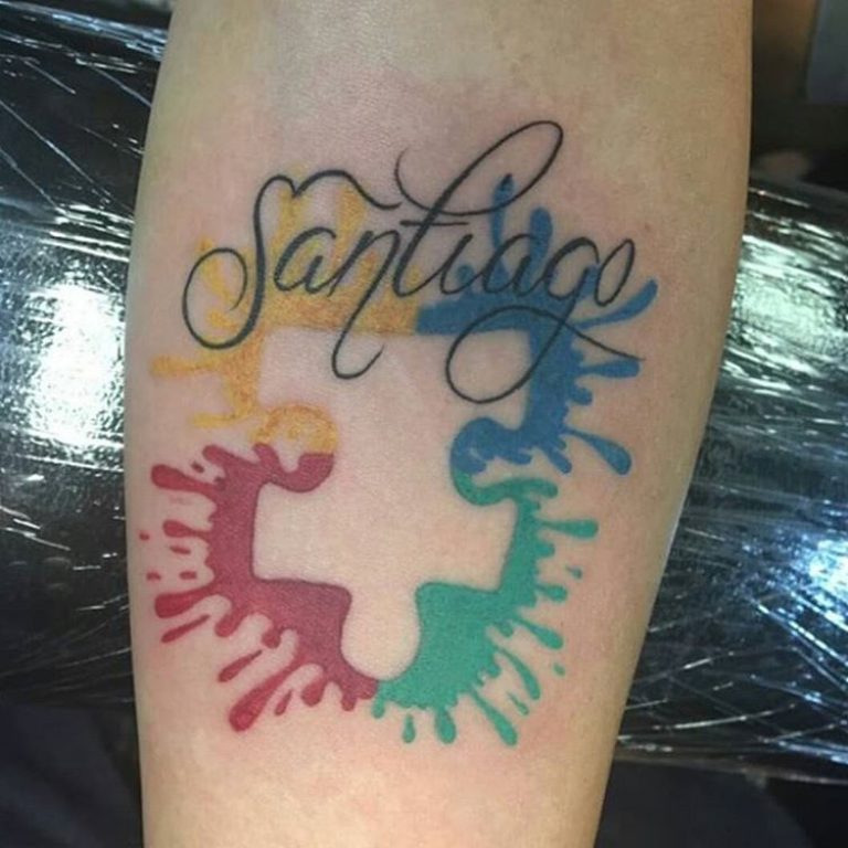Duschen mit neuem tattoo