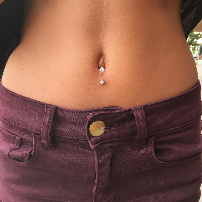 30 Adorable Belly Button Piercing Ideas 