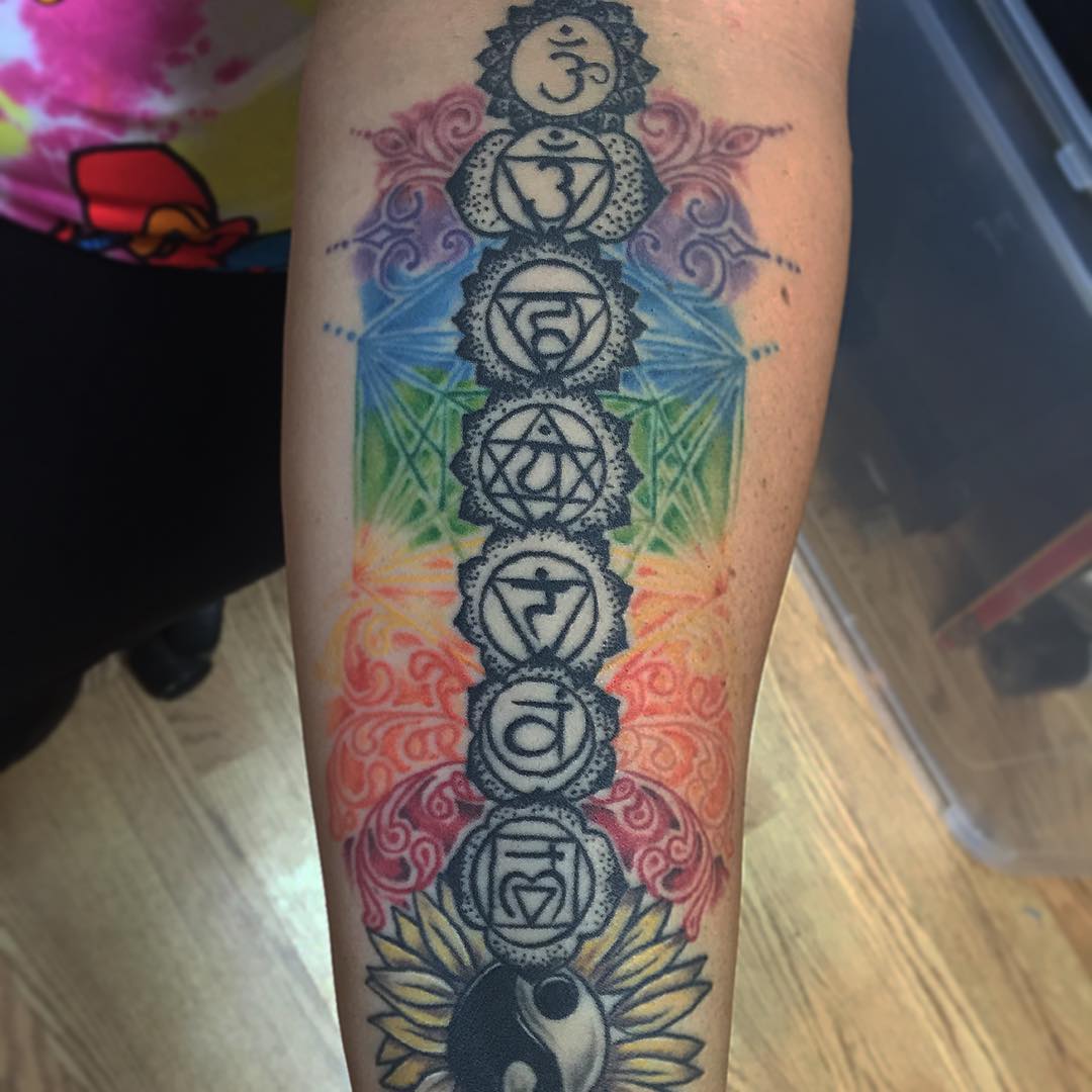 Chakra Symbols Tattoo Ideas