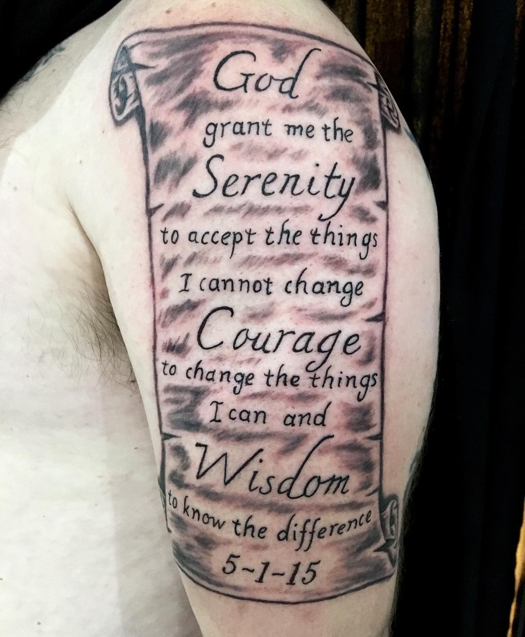 55 Inspiring Serenity Prayer Tattoo Designs-Serenity ...