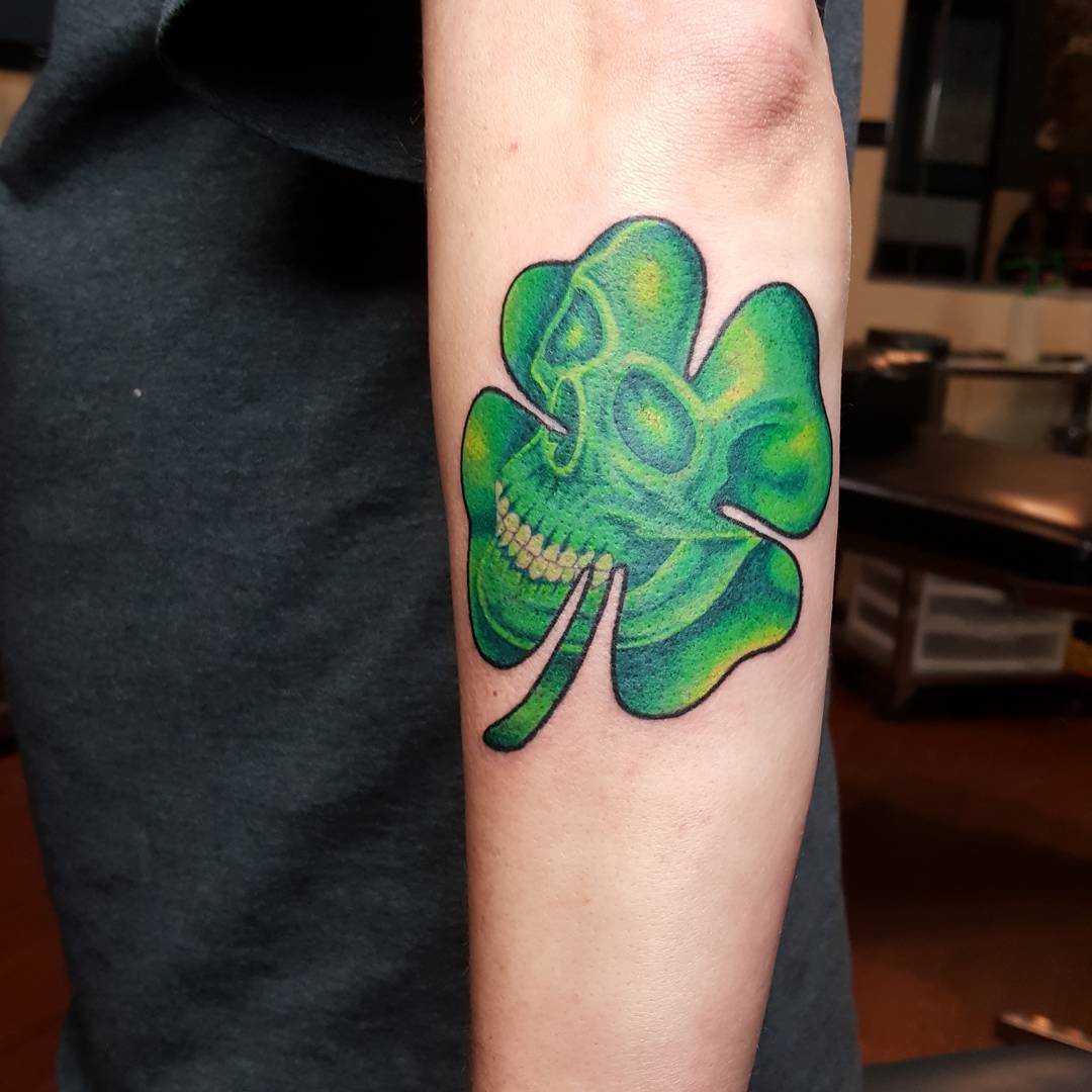 75+ Colorful Shamrock Tattoo Designs Traditional Symbol of Luck