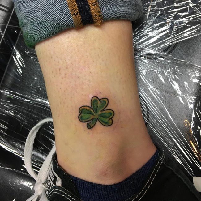 75 Colorful Shamrock Tattoo Designs Traditional Symbol Of Luck