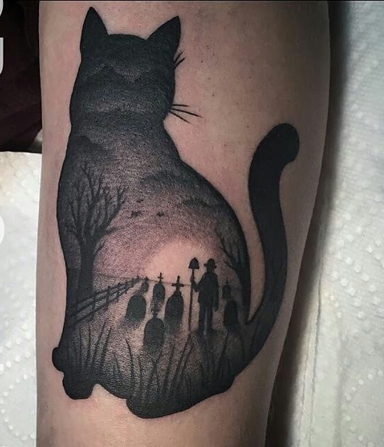65 Mysterious Black Cat Tattoo Ideas Are They Good Or Evil