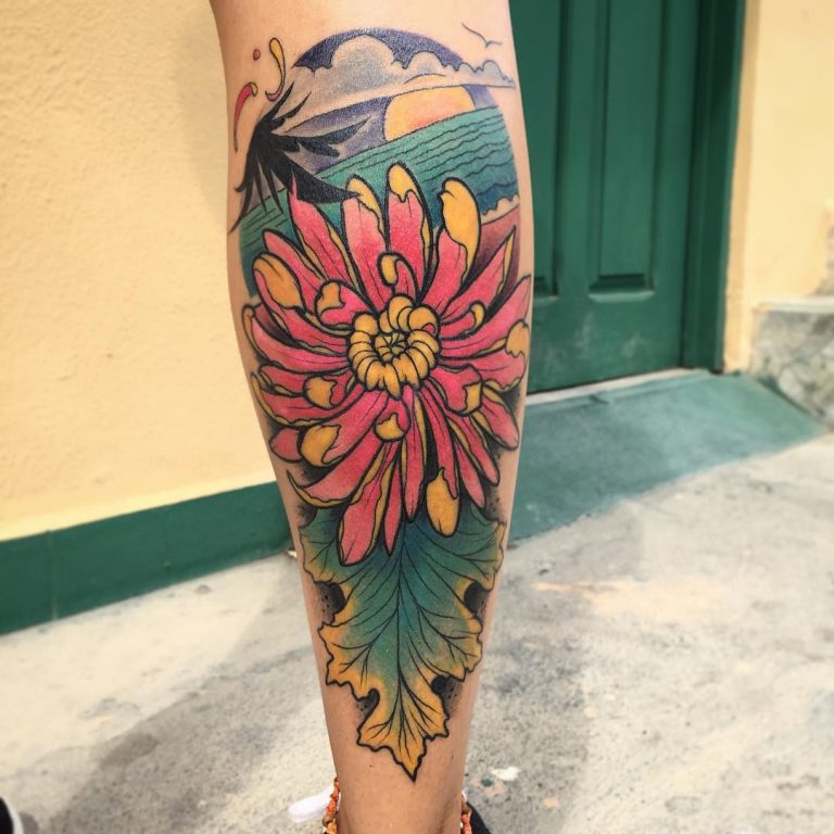 75+ Cool Chrysanthemum Tattoo Designs Pass Your Message Across
