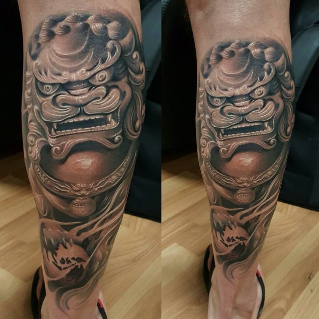 75+ Fantastic Foo Dog Tattoo Ideas A Creature Rich In Symbolic Meaning