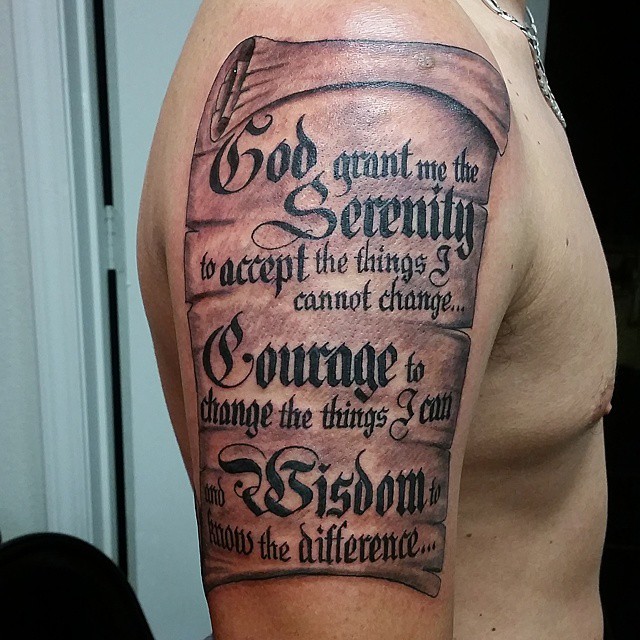 Faith Love Courage Tattoos
