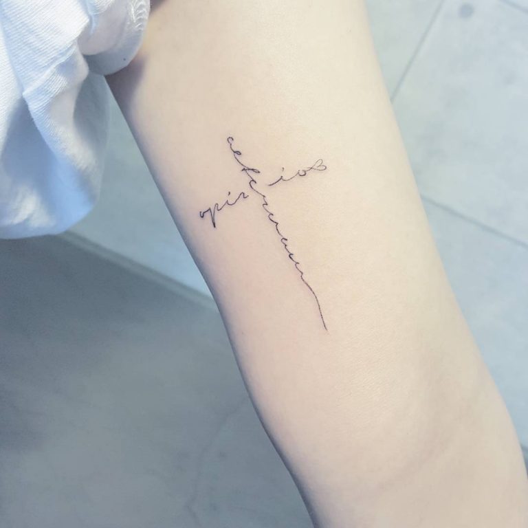 50+ Unique Small Cross Tattoo Designs Simple and Lovely yet Meaningful