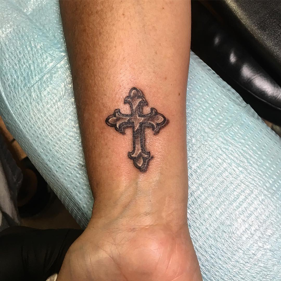 50 Unique Small Cross Tattoo Designs Simple And Lovely Yet Meaningful