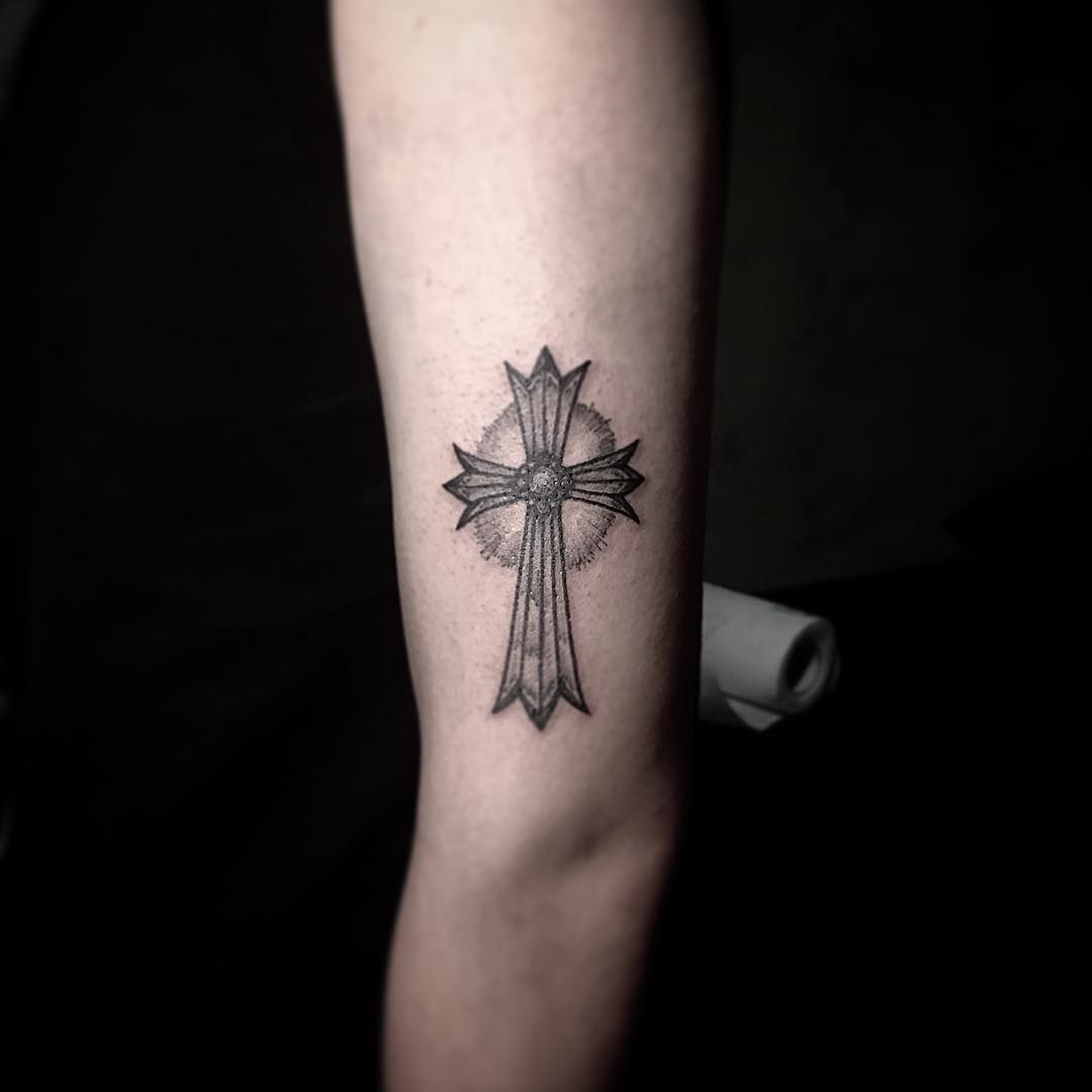 50 Unique Small Cross Tattoo Designs Simple And Lovely Yet Meaningful 