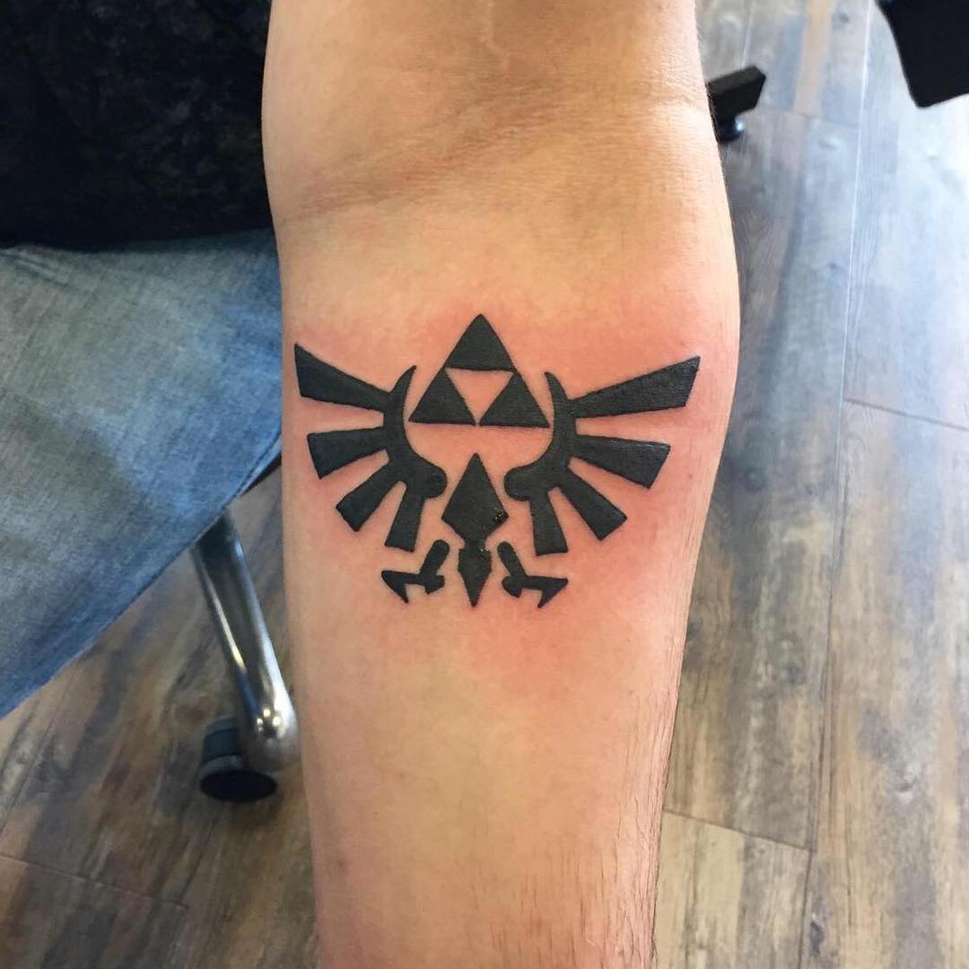 85+ Mighty Triforce Tattoo Designs & Meaning Discover The Golden Power