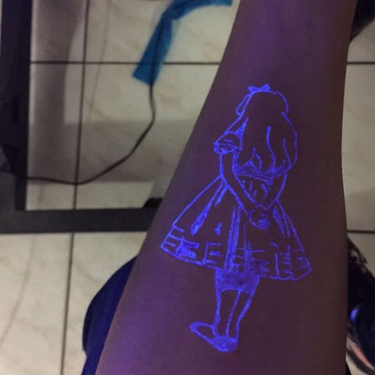 Awesome Uv Tattoo Ideas Gorgeously Glowing Body Art