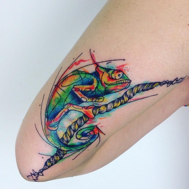 60+ Colorful Chameleon Tattoo Ideas – Designs That Will Make You Smile