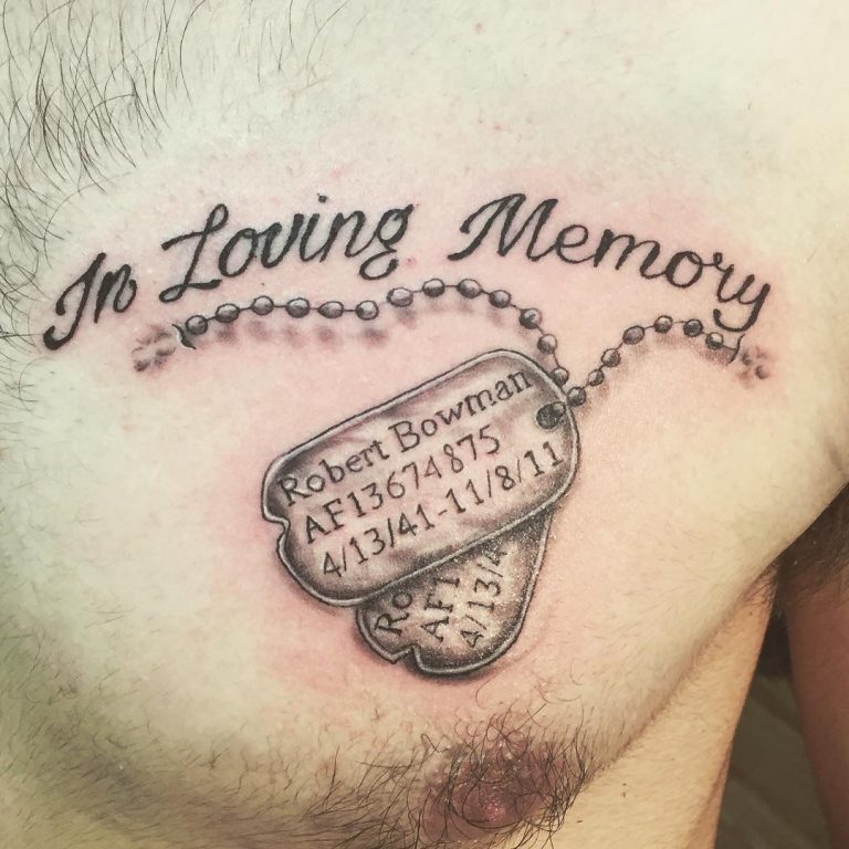 45 Inspirational Dog Tag Tattoo Designs – What Makes Them So Special?