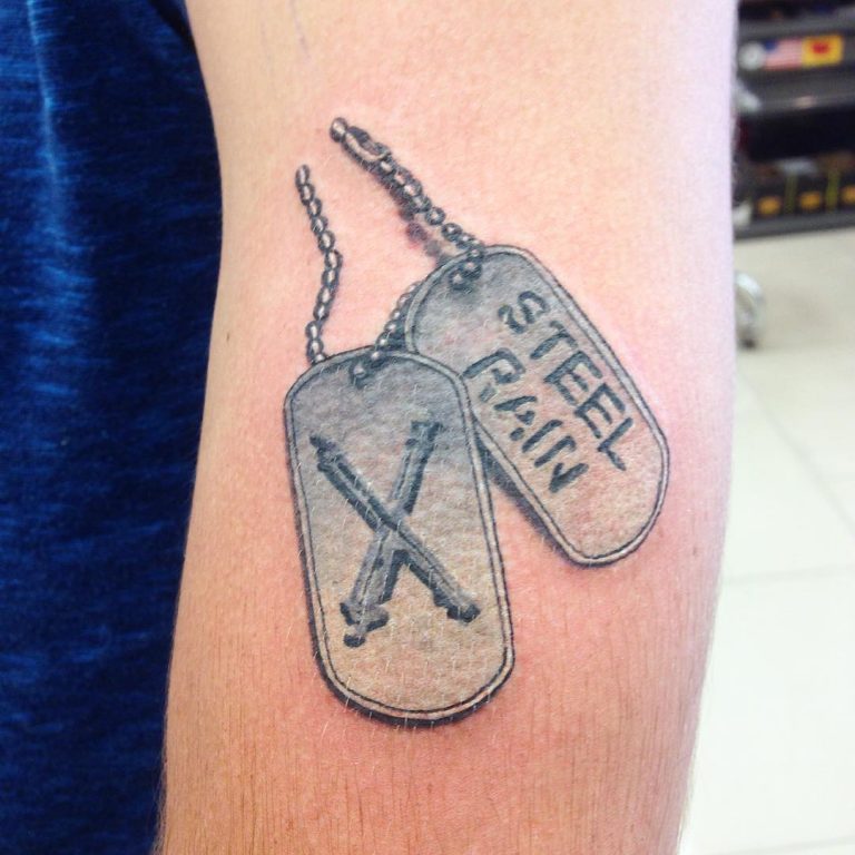 45 Inspirational Dog Tag Tattoo Designs What Makes Them So Special 