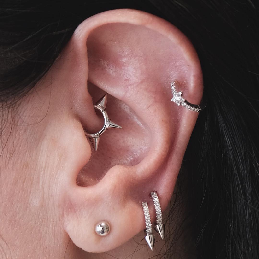 60 Trendy Types of Ear Piercings and Combinations Choose Your Look!