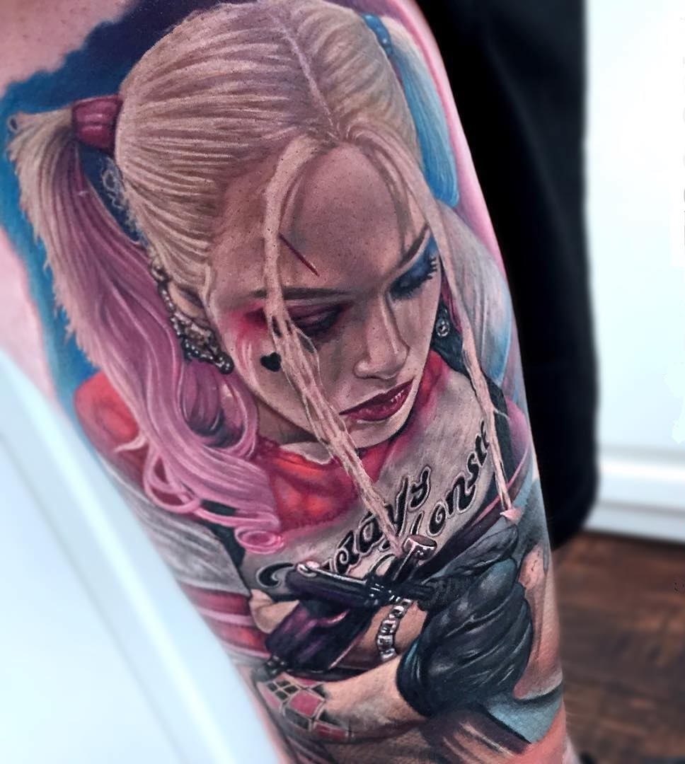 60+ Quirky Harley Quinn Tattoo Ideas Bring Out Your Inner Harlequin