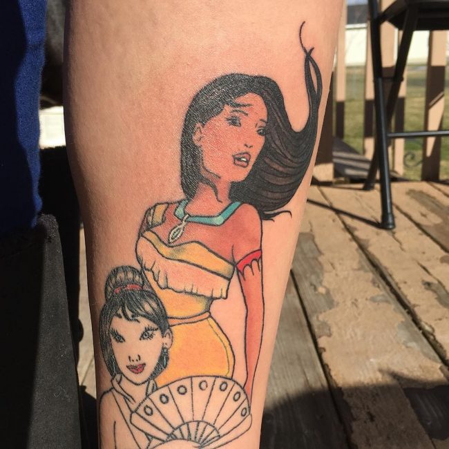 35 Perfect Pocahontas Tattoo Ideas The Colors Of The