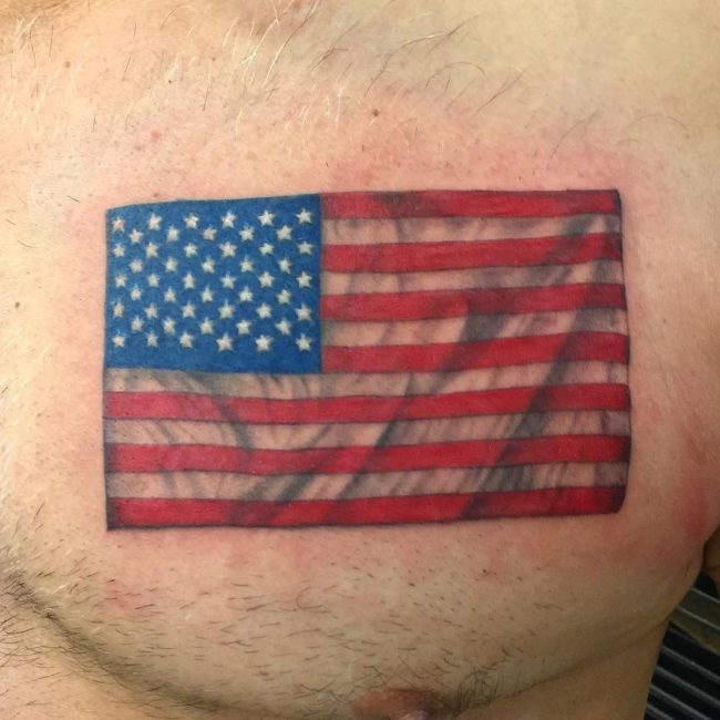 85+ Best Patriotic American Flag Tattoos — I Love USA (2019)