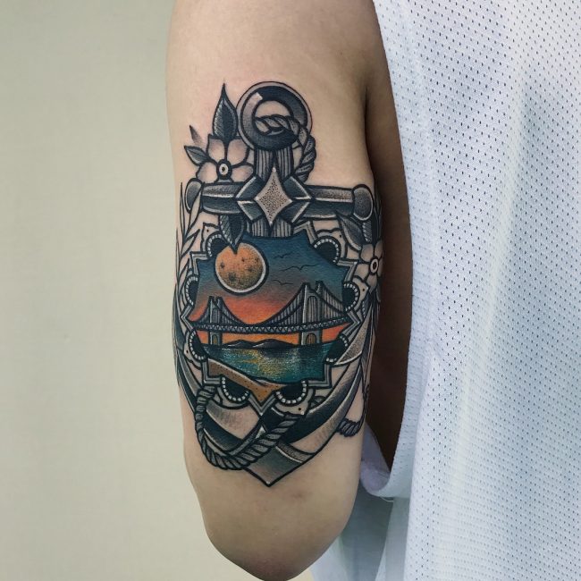 95+ Best Anchor Tattoo Designs & Meanings - Love of The ...