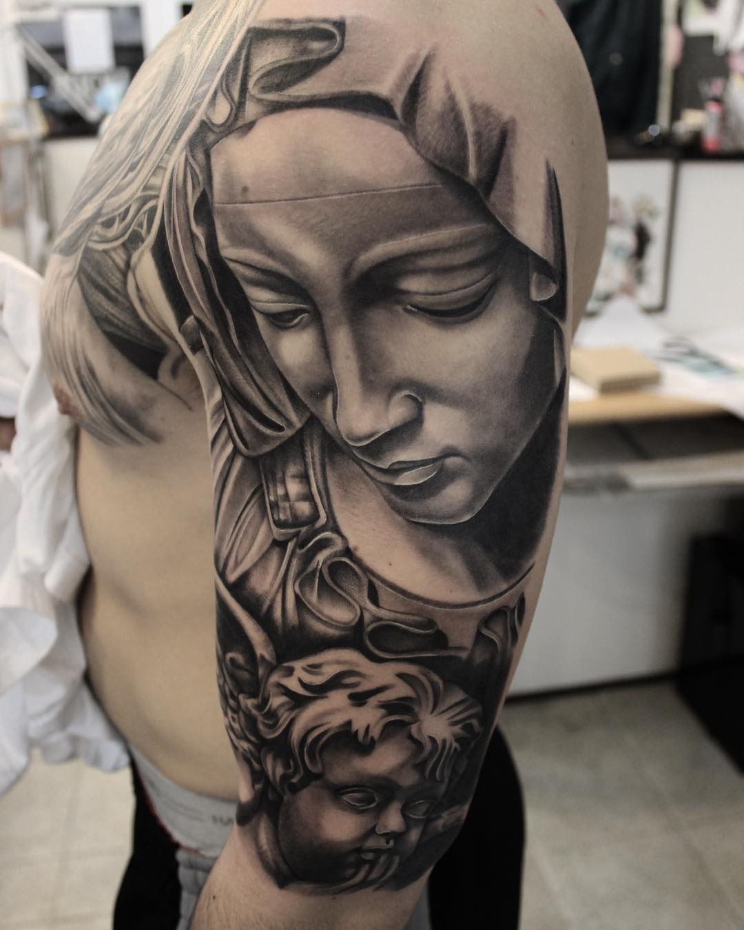 110+ Best Guardian Angel Tattoos - Designs & Meanings (2019)