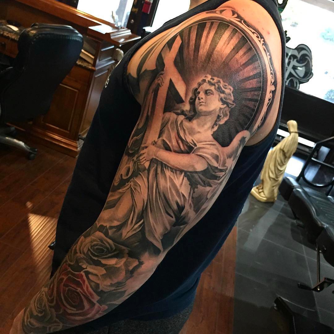 110+ Best Guardian Angel Tattoos Designs & Meanings (2019)