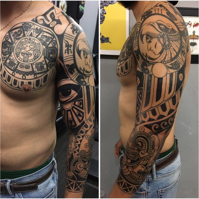 Aztec Tattoos Sleeve Tattoo Image Collection